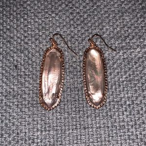 Kendra Scott Layla Drop Earrings - Rose Gold